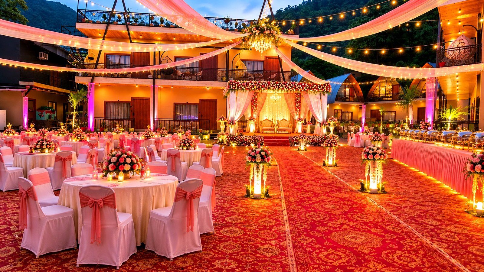 Destination wedding at Tisya Resort